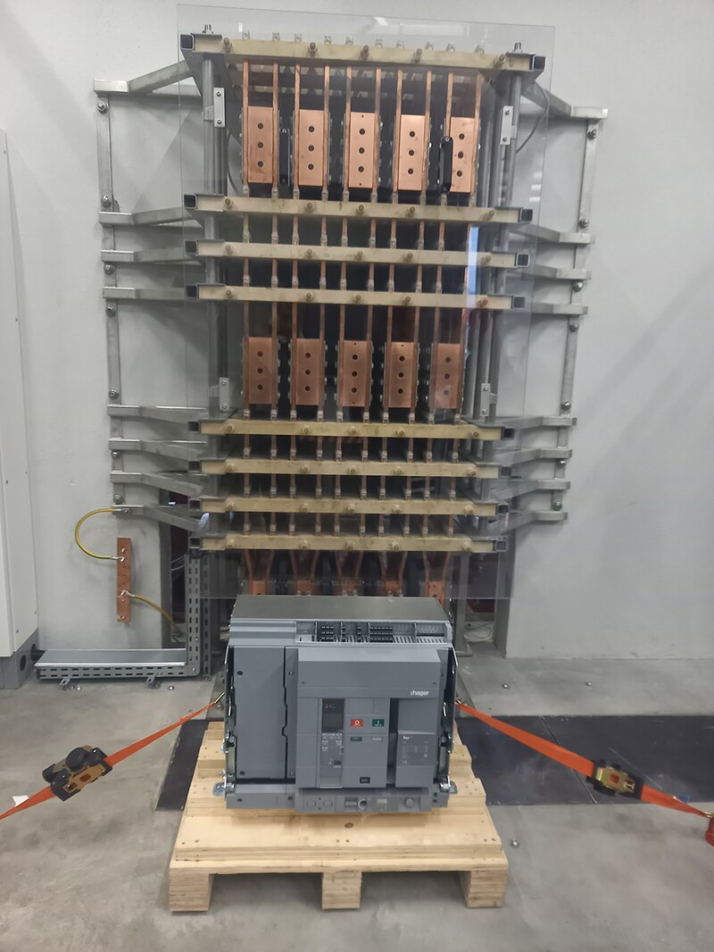 Tests des appareils de protection contre les courts-circuits dans les bâtiments tertiaires par Hager - laboratoire disjoncteurs
