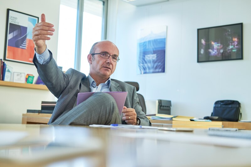 Thierry Dallard, président de la Société du Grand Paris (SGP) maître d'ouvrage du Grand Paris Express