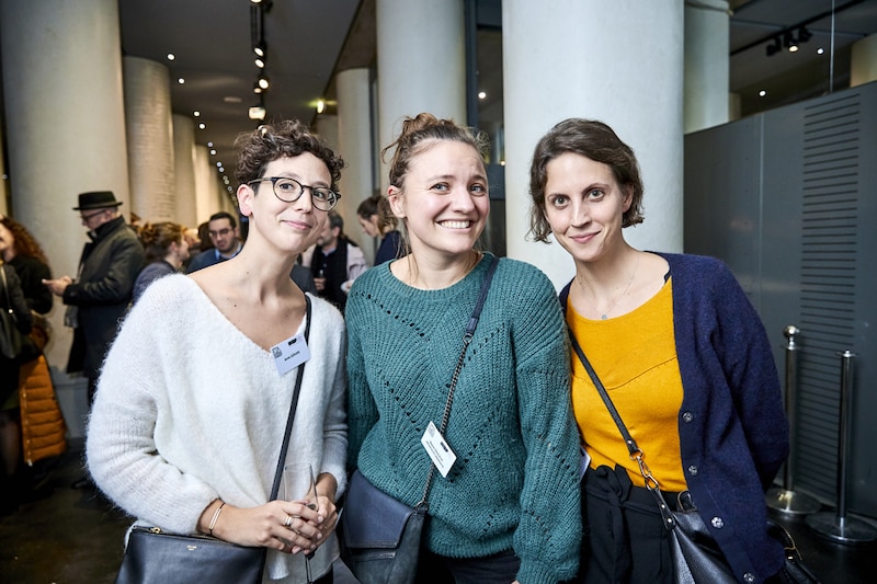Anne Gérard, architecte (LAN), Marie Fruleux (City Linked) et Elise Vanborren, architecte (VEI)