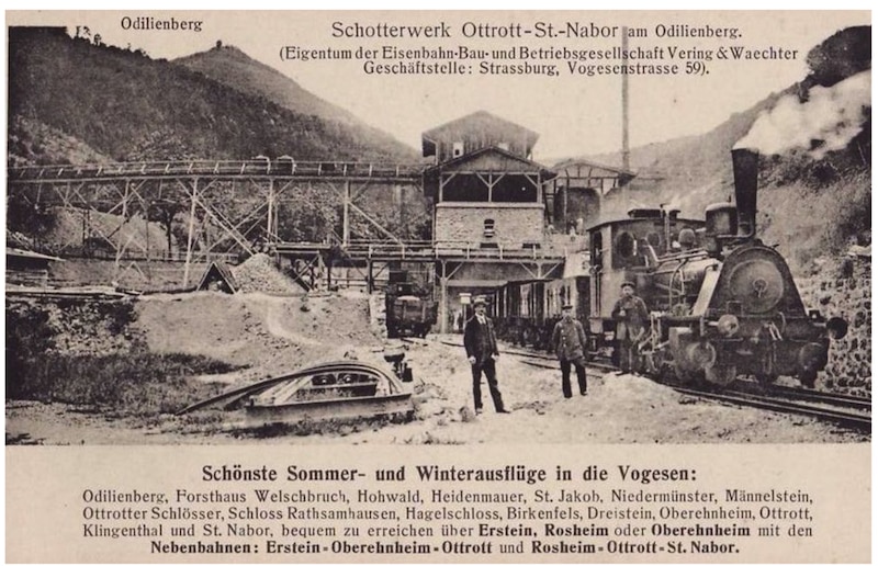 Une voie verte d’inspiration norvégienne à Rosheim (Bas-Rhin): l'Histoire