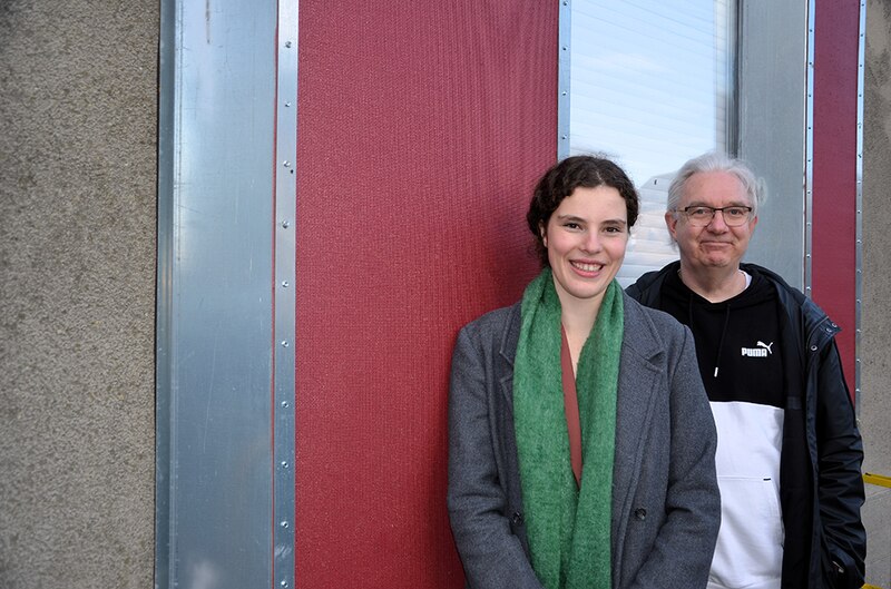 Coat-ing et son ITE en toile et liège - Pauline Bellec et Robert-Jan Van Santen, fondateurs