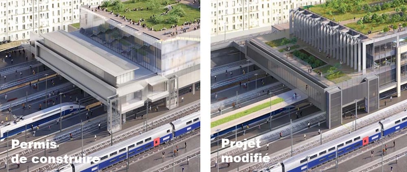 Le projet de rénovation de la gare du Nord à Paris modifié