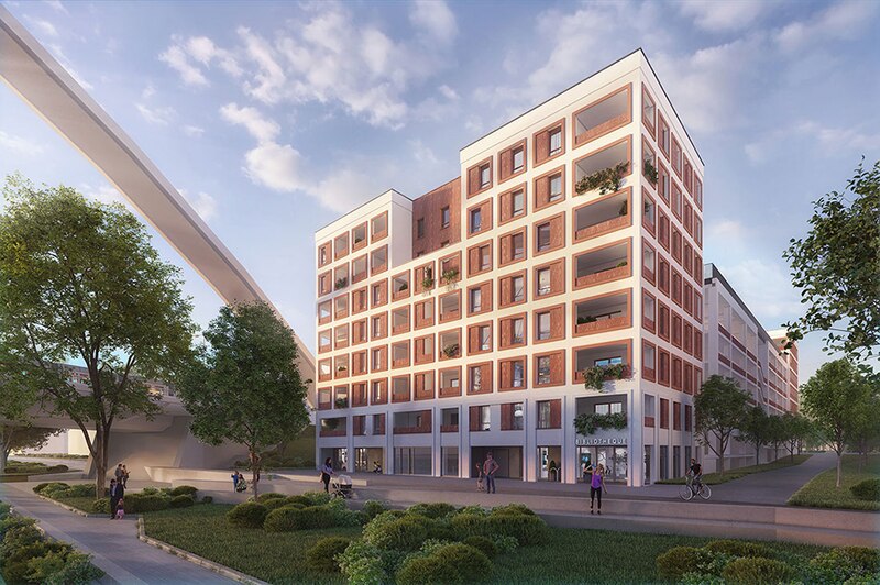 Projet Alternatif dans le nouveau quartier Deux-Rives à Strasbourg par Ofsa