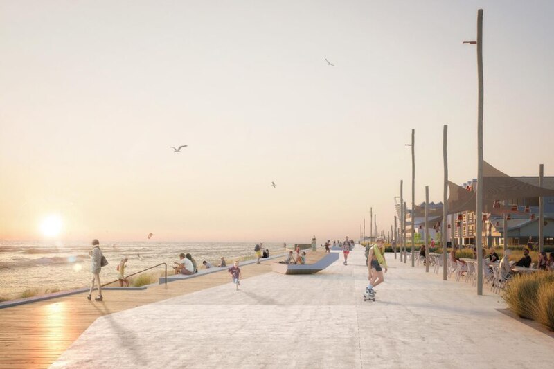 Projet pour le réaménagement du front de mer de Lacanau