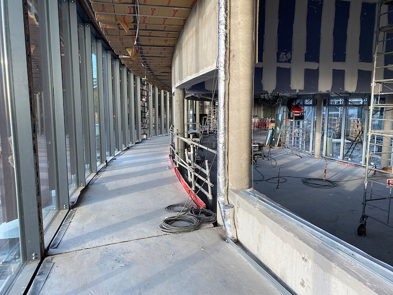 Chantier du planétarium de Douai (Nord)