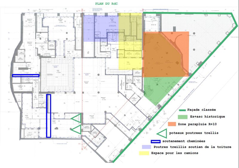 Chantier Capucines Pradeau Morin plan de repérage