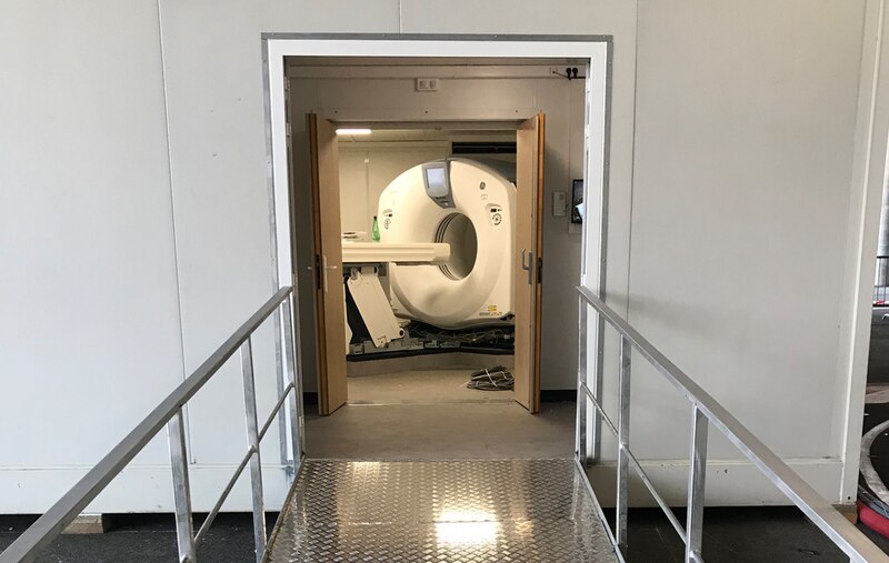 Unité d’imagerie médicale destinée à l’examen des malades du Covid-19 par Ramery Energies