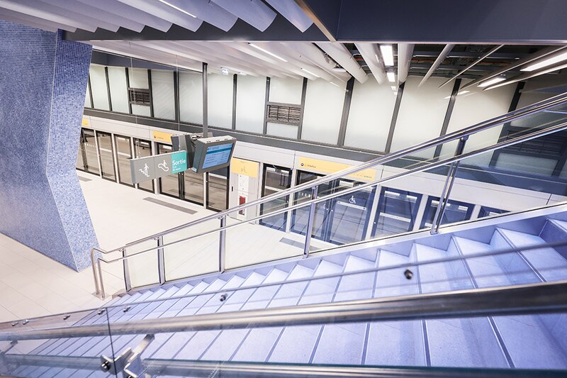 La deuxième ligne de métro de Rennes (Ille-et-Vilaine) a été mise en service le 20 septembre 2022