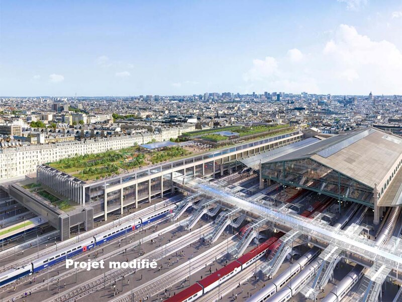 Le projet de rénovation de la gare du Nord à Paris modifié