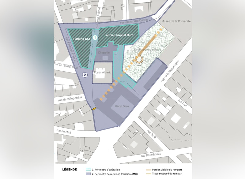 Projet Chabanne/3XN pour le palais des congrés de Nîmes