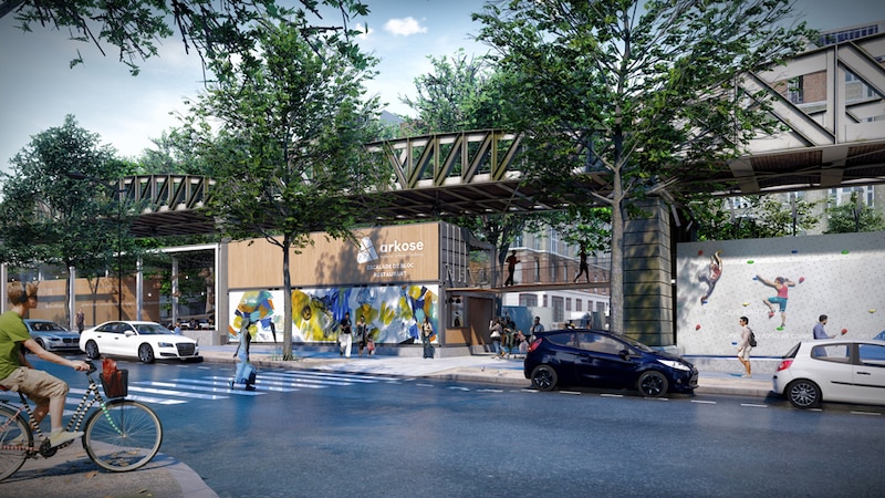 Réinventer Paris II: Espace viaire sous viaduc métro ligne 6 (XIIIe)