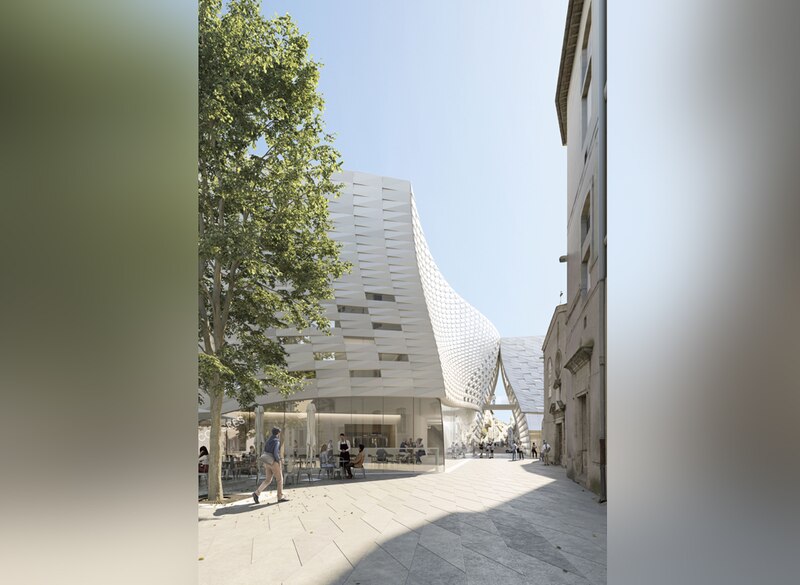Projet Chabanne/3XN pour le palais des congrés de Nîmes