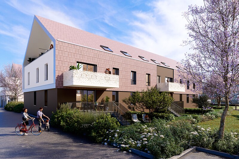 Projet de logements sociaux a? La Wantzenau par Habitat de l’Ill - La Coope?rative foncie?re