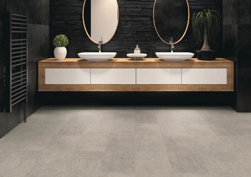 Dalle de Sol LVT rigide à sous-couche acoustique | Expona Clic 19dB Stone De Objectflor