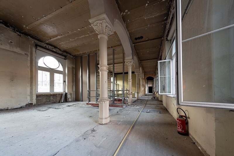 Chantier de l'Hôtel des Postes de Strasbourg