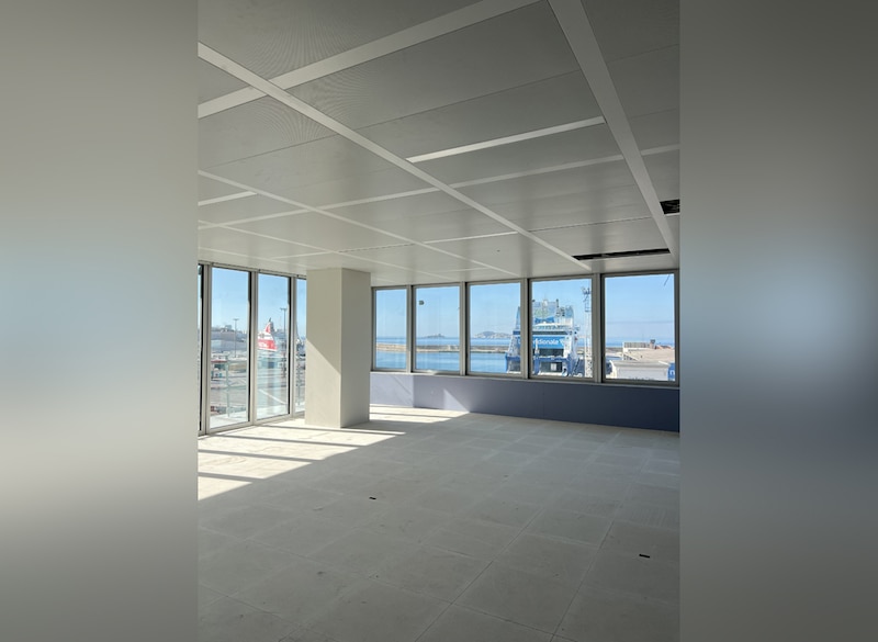 Chantier de la tour Le Mirabeau à Marseille (Bouches-du-Rhône)