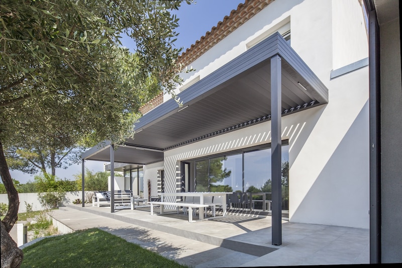 Une pergola bioclimatique