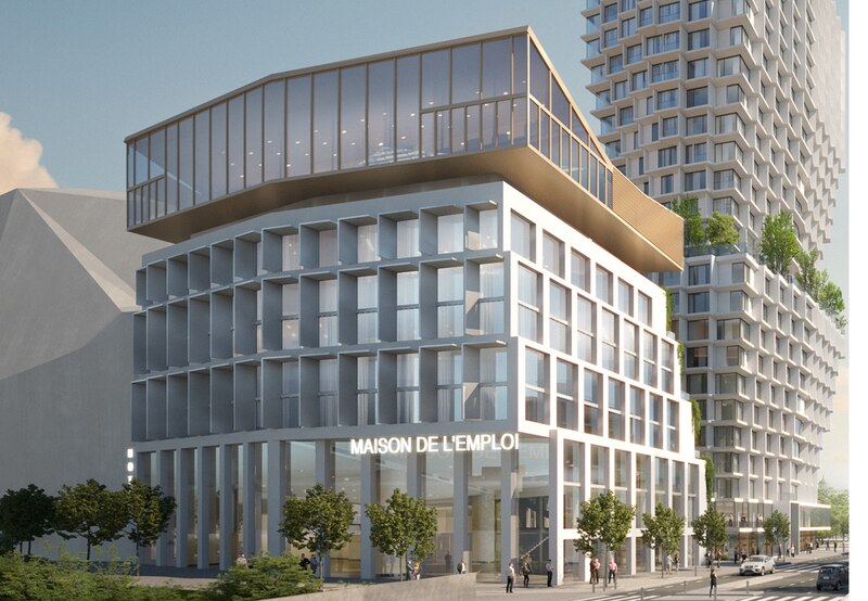 Projet Samsic sur l’îlot Féval à EuroRennes