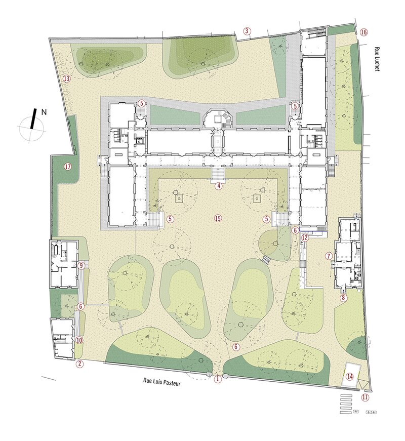 9 La Villa créative à Avignon - Plan masse
