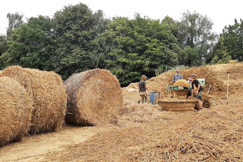 Le mélange terre paille © faber