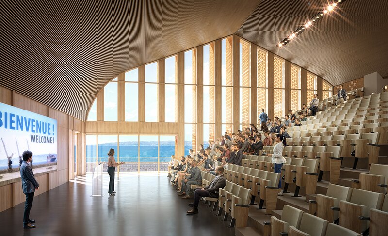Projet pour le nouveau siège du Port de Marseille Fos - Auditorium