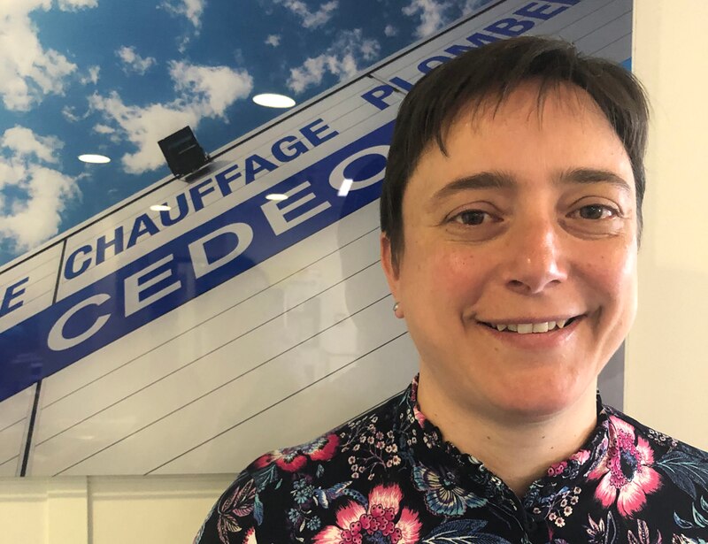 Virginie Warin, chef de site Saint-Gobain Distribution Bâtiment France - Division Sanitaire-Chauffage