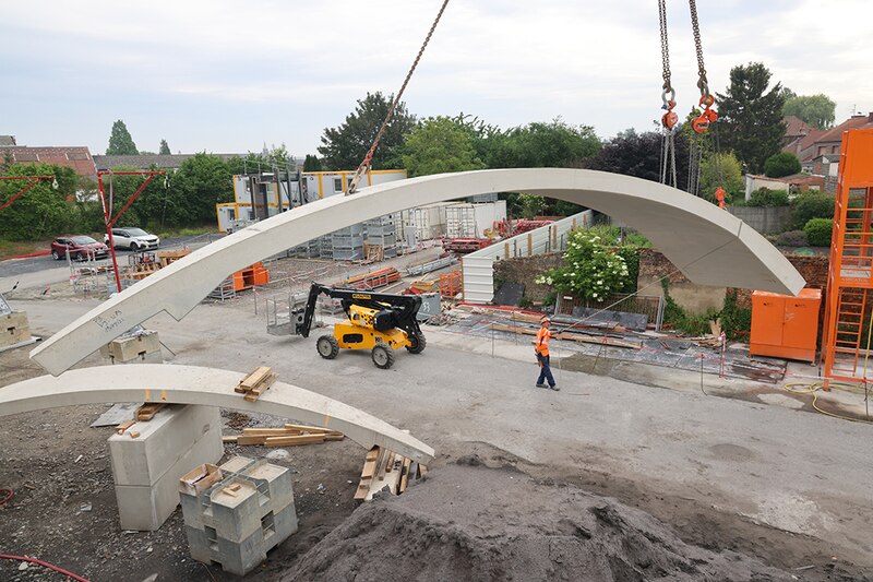Chantier du planétarium de Douai (Nord)