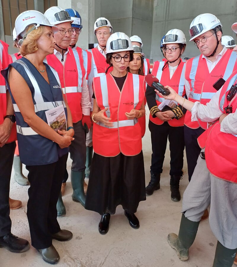 Chantier du Centre Pompidou francilien à Massy (Essonne) - Visite Dati du 2 juillet 2025