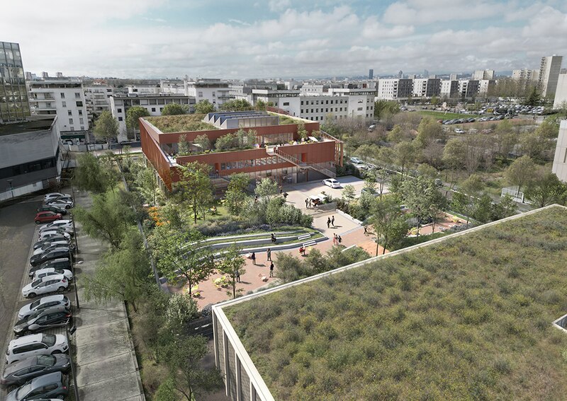 Campus Builders de Vaulx-en-Velin par Patriarche - SIte