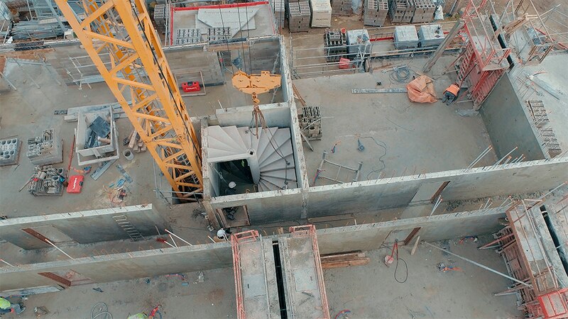 Chantier Olympi à Chartres (Eure-et-Loir), Pierres & Territoires et Yanniclk Moutin, architecte