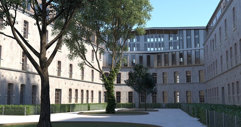 Projet de réhabilitation de la prison Sainte-Anne à Avignon (Vaucluse) par LC2I, Fabre/Speller, Huit et demi et Girard