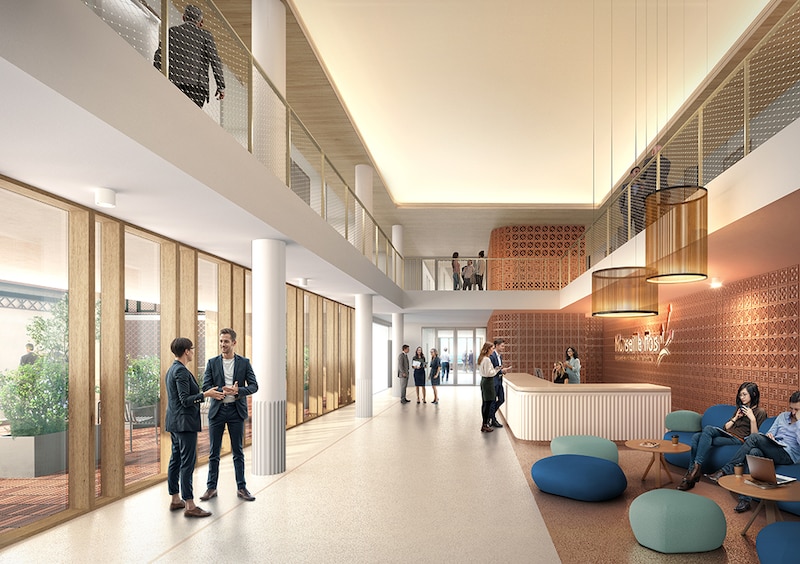 Projet pour le nouveau siège du Port de Marseille Fos - Hall