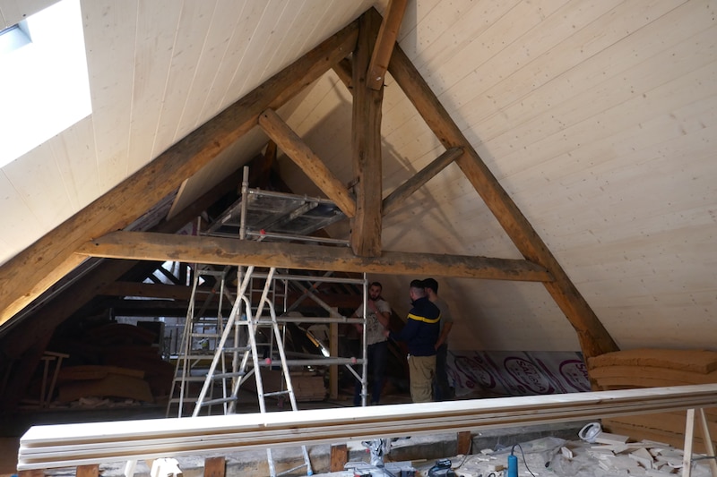 Restauration de la vacherie de la ferme Montsouris