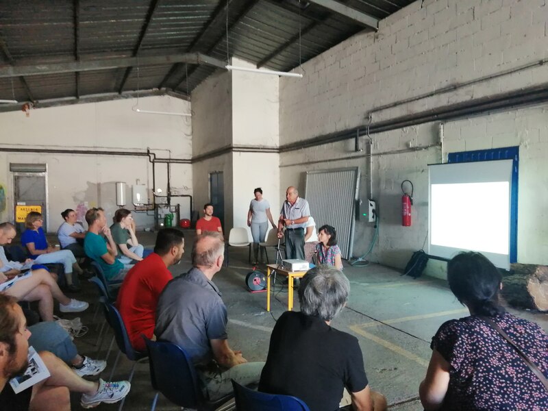 Visite du chantier de Septème le 26 juillet 2024