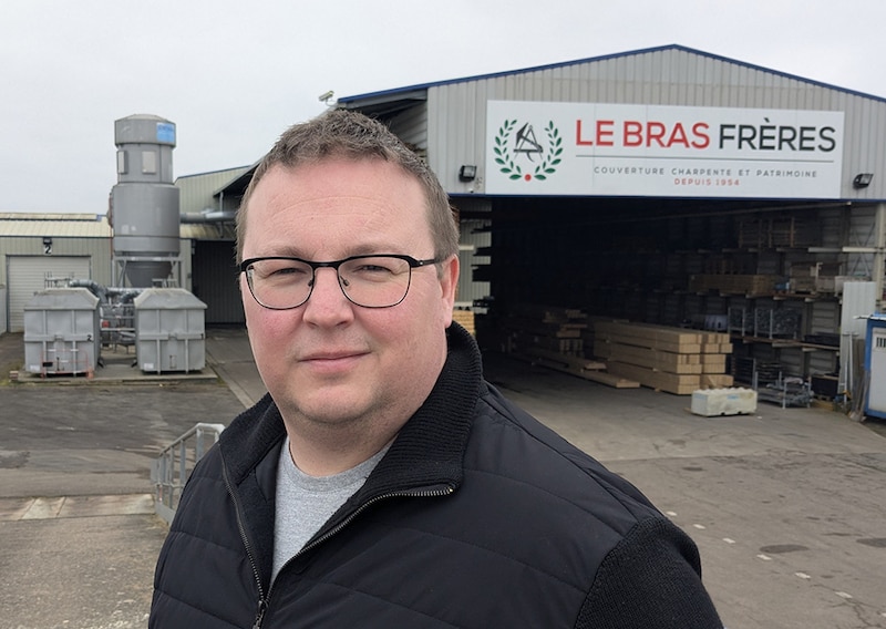 Julien Le Bras, président de l’entreprise Le Bras Frères