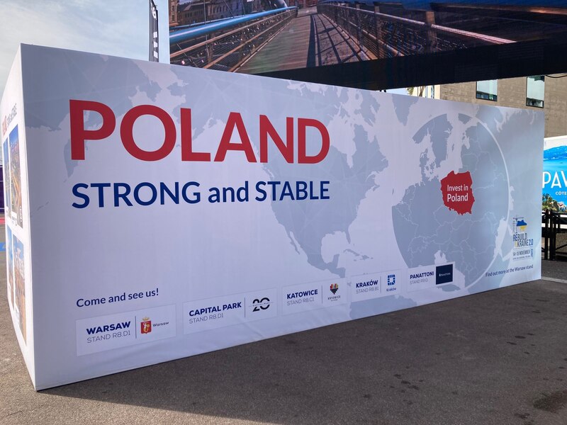 Publicité pour la Pologne au Mipim