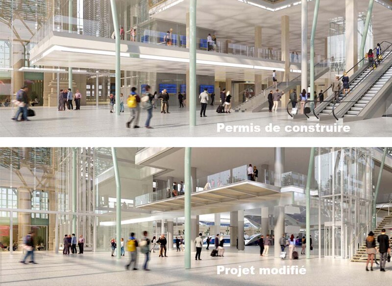 Le projet de rénovation de la gare du Nord à Paris modifié