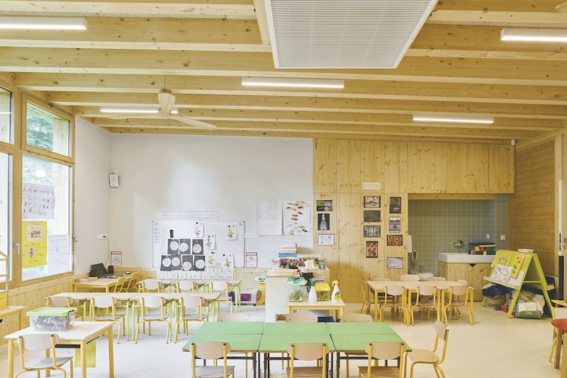 Equipement scolaire : un îlot de verdure pour la maternelle