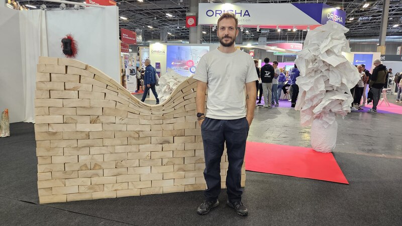 Vincent Abad, artiste à Batimat