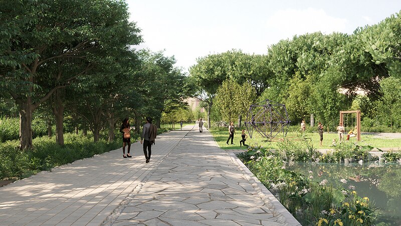 Projet pour l’extension de la promenade du Paillon à Nice (Alexandre Chemetoff/João Luís Carrilho da Graça)
