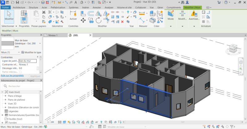 Convertir automatiquement des plans 2D en modèle BIM