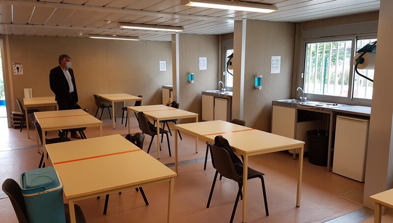 A Nice (Alpes-Maritimes), le chantier du Campus Sud des Métiers reprend