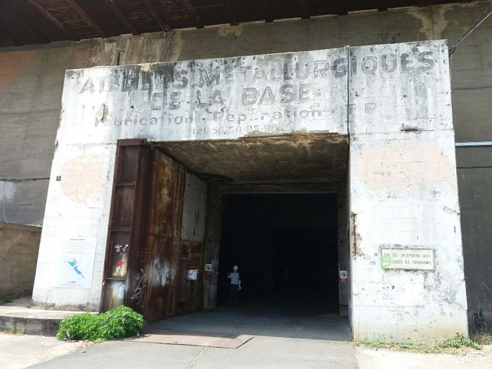 Base sous-marine de Bordeaux: entrée est condamnée