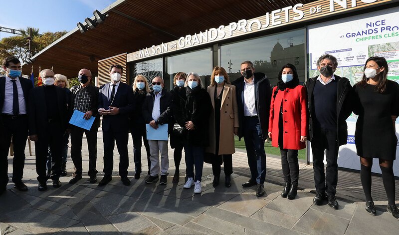 Inauguration de la Maison des Grands Projets à Nice (Alpes-Maritimes)