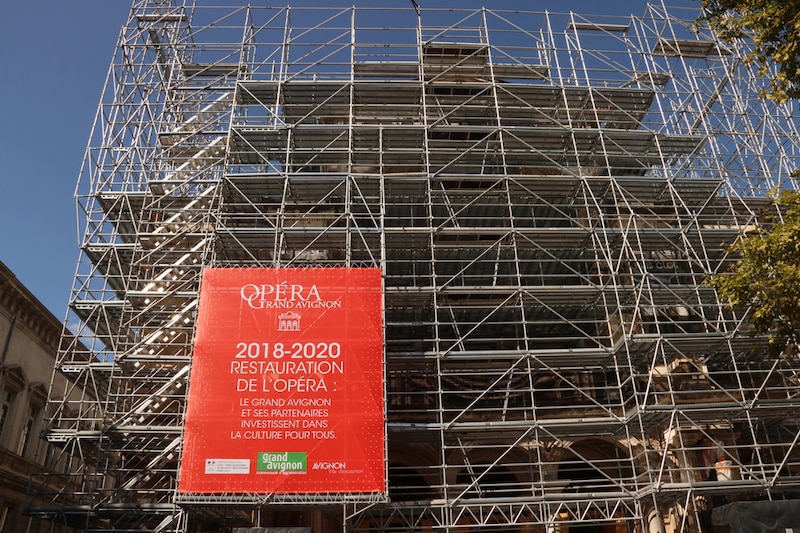Vaucluse : le chantier de l’opéra du Grand Avignon à l’arrêt