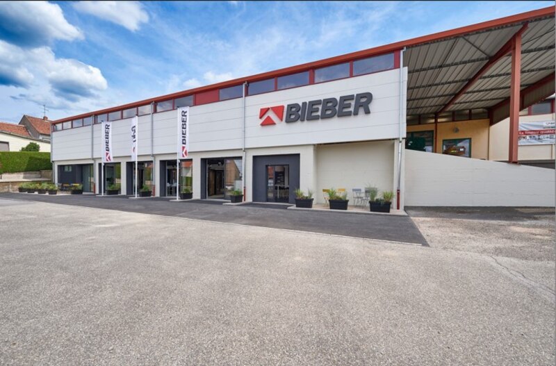 Façade du showroom Bieber