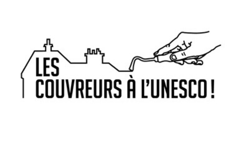 Logo Les couvreurs à l'Unesco