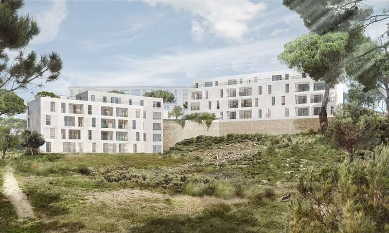 « Les Essences de Marie » à Marseille ; Compagnie immobilière Méditerranée (CIM) Promotion, promoteur, Amelia Tavella, architecte