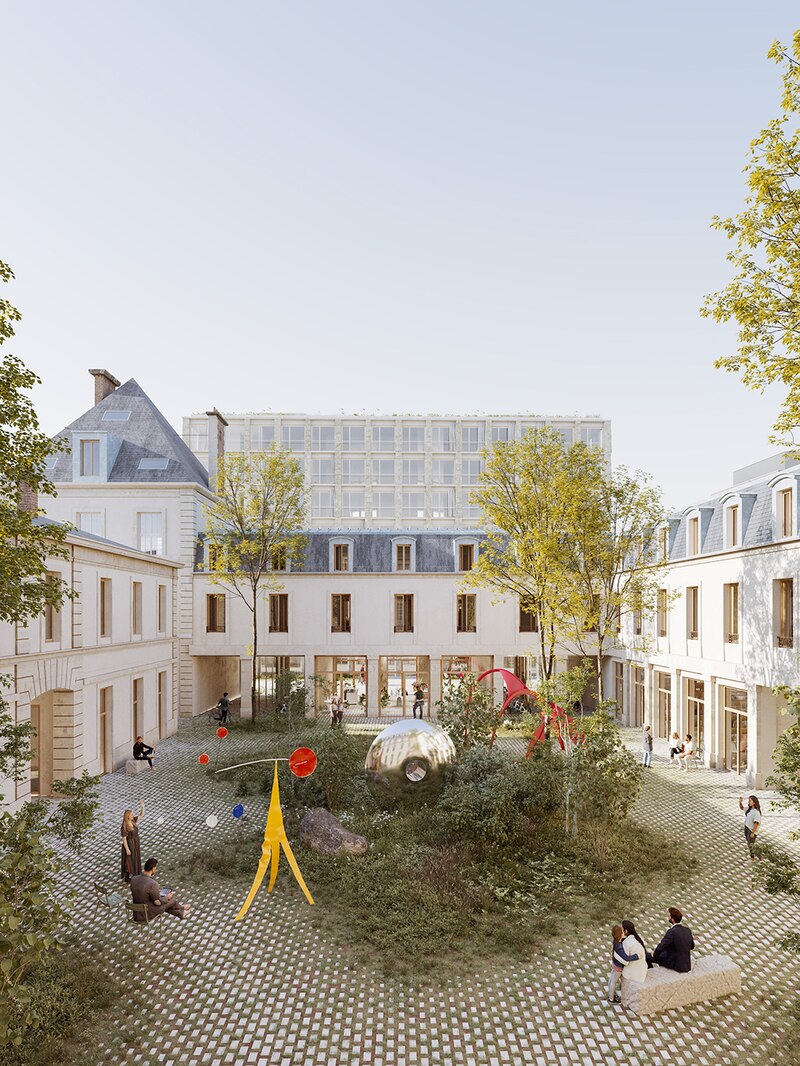 Façade Denfert à Paris XIVe - Robin par Ogic et Soja Architecture