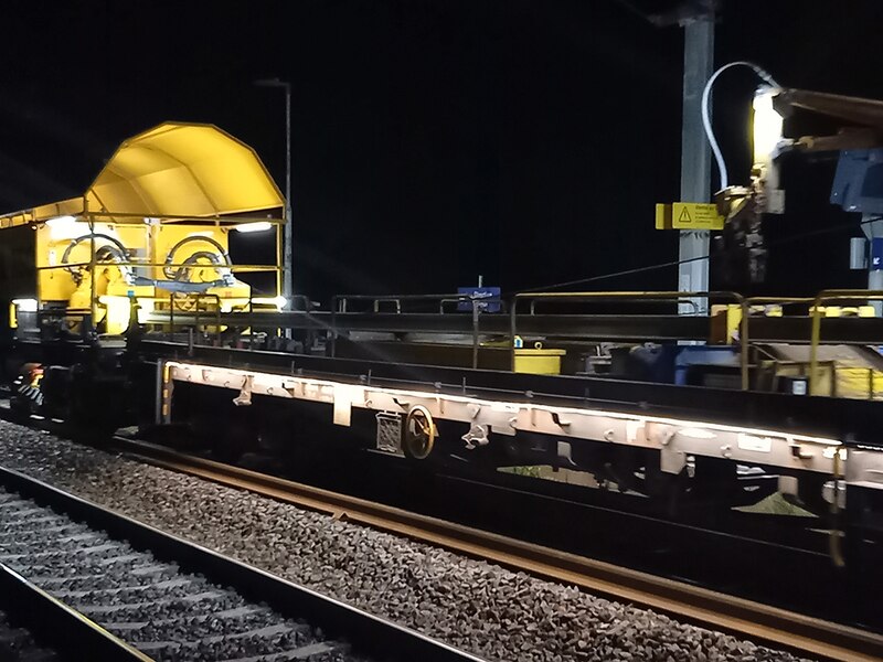 TSO renouvelle la voie ferrée en Alsace - train-usine